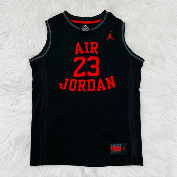 Jordan Other - Nike Air Jordan Jumpman Michael Jordan #23 Basketball Jersey Black Red